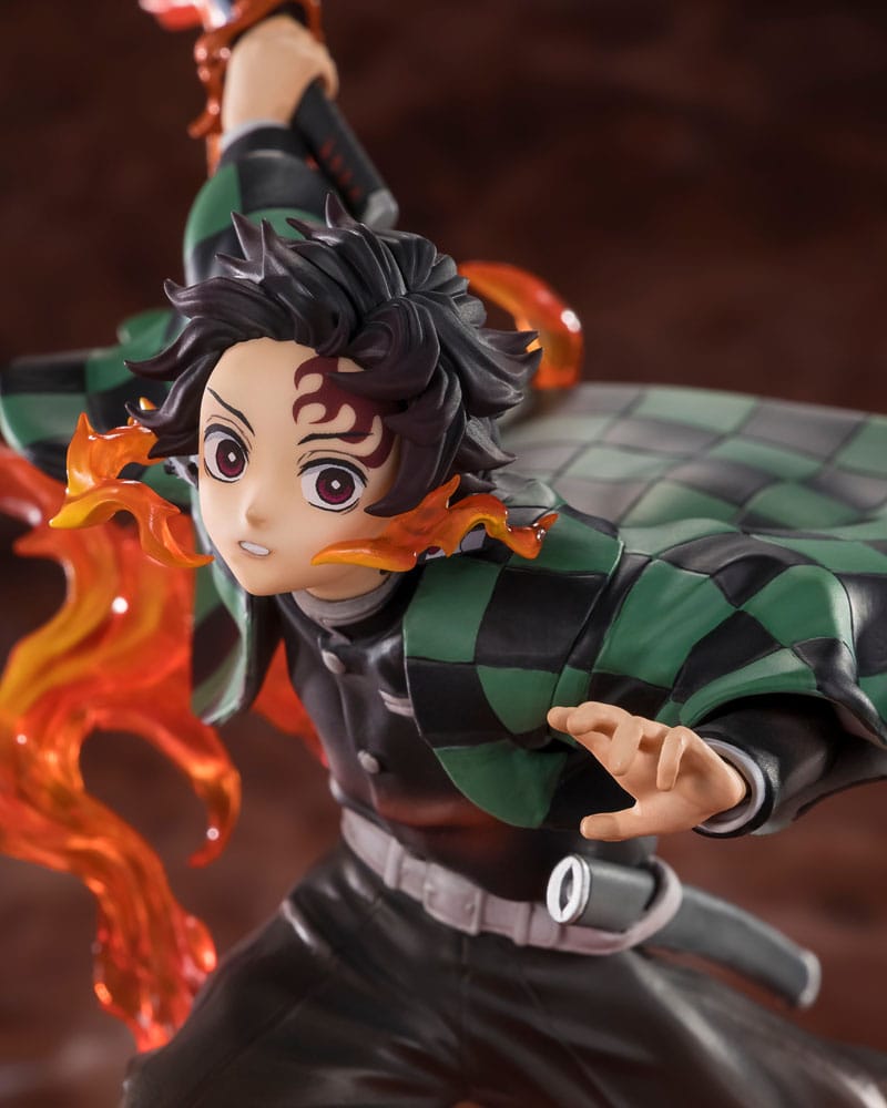 Demon Slayer: Kimetsu no Yaiba FiguartsZERO PVC Statue Kamado Tanjiro (Kyojuro Rengoku's Sword Guard Ver.) 19 cm (Q4/25)