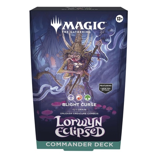 MTG - Lorwyn Eclipsed Commander Deck Blight Curse  - EN